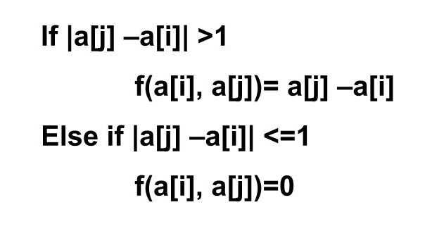 n 정수 배열의 모든 쌍에 대한 f (a [i], a [j])의 합
