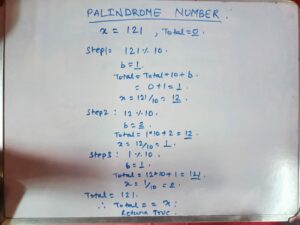 โซลูชัน LeetCode หมายเลข Palindrome